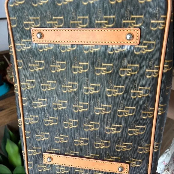 Dooney & Bourke Brown and Tan Tote with Signature Monogram - Picture 5 of 7